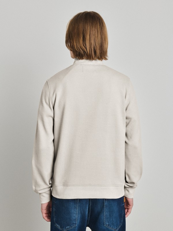 Nerdom Man Half Zip Sweatshirt