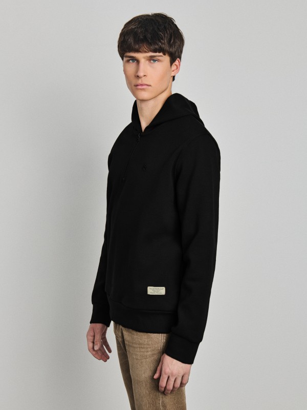 Monk Man Hoodie Half Zip