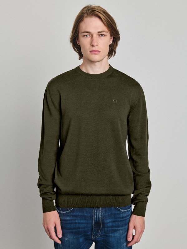 Fox Man Crew Neck Knit