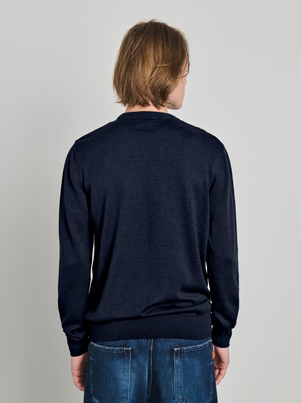 Fox Man Crew Neck Knit