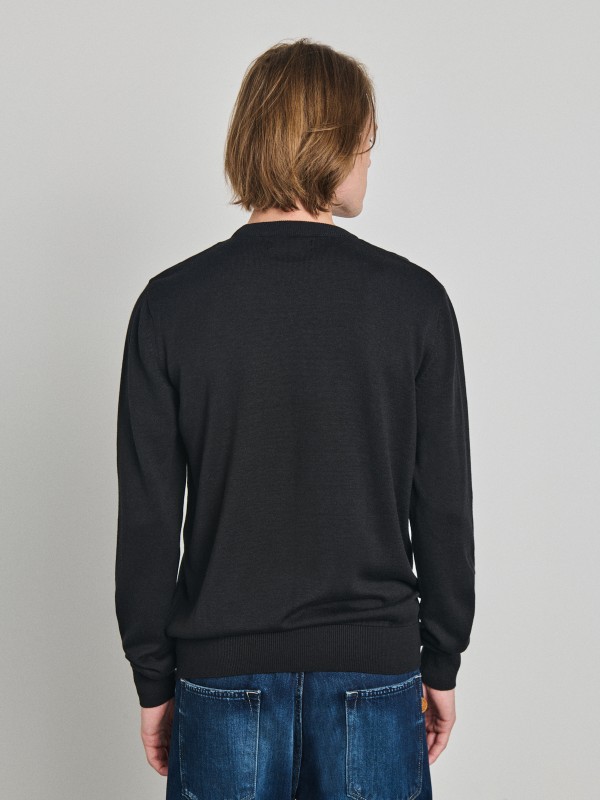 Fox Man Crew Neck Knit