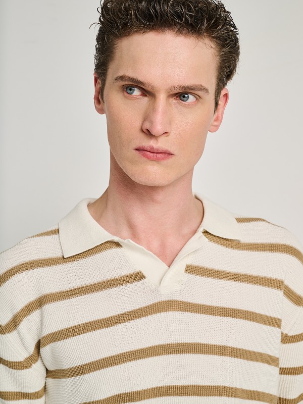 Abbot Man Knit Polo