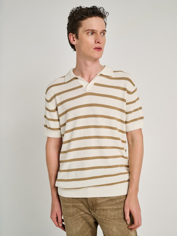 Abbot Man Knit Polo