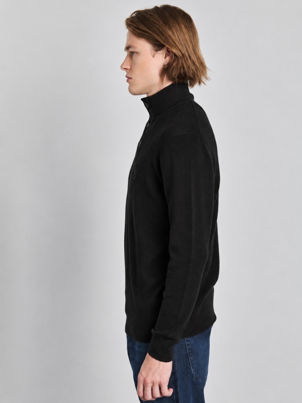 Venice Man Knit Half Zip 