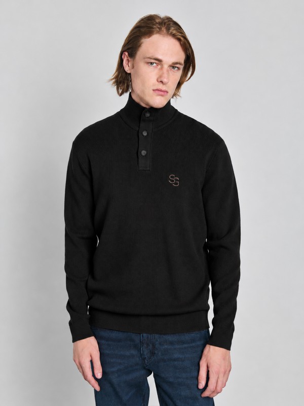 Venice Man Knit Half Zip 
