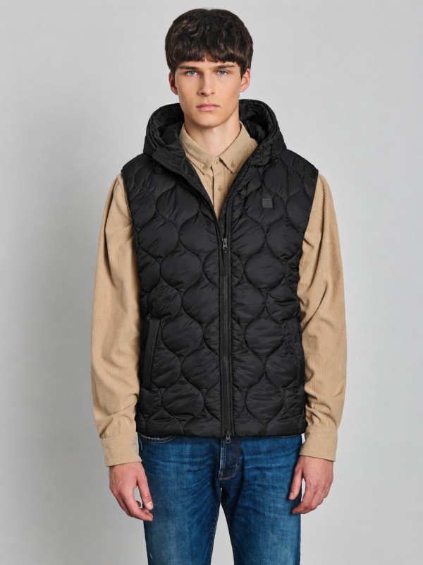 Hudson Man Sleeveless Jacket