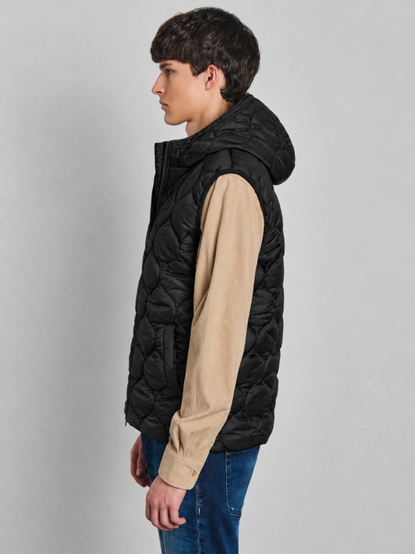 Hudson Man Sleeveless Jacket