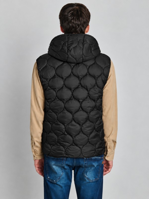 Hudson Man Sleeveless Jacket