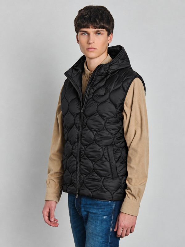 Hudson Man Sleeveless Jacket