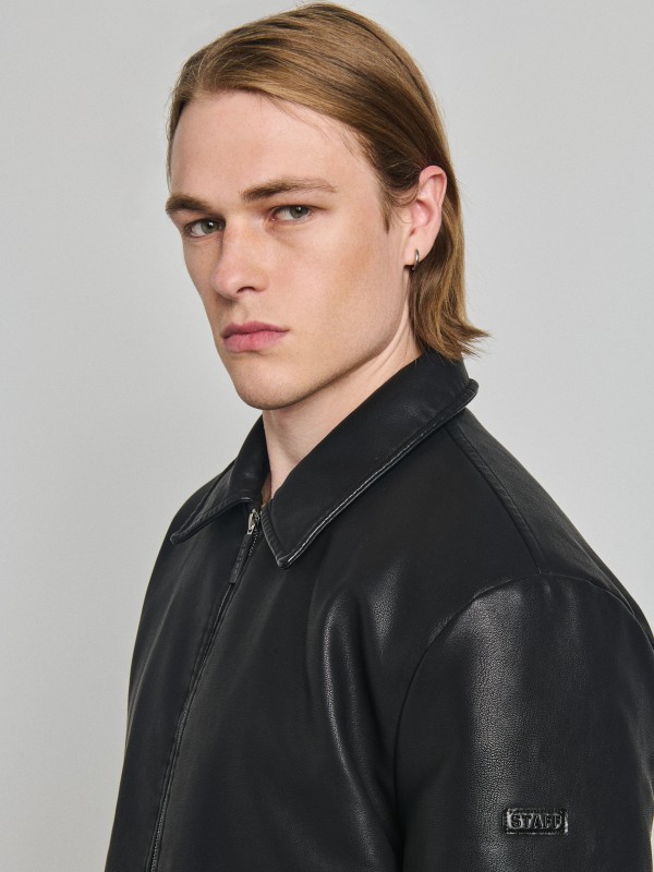 William Man Eco Leather Jacket