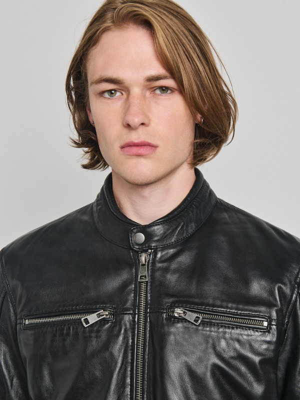 Aron Man Leather Jacket