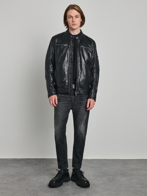 Aron Man Leather Jacket