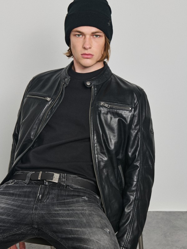 Aron Man Leather Jacket