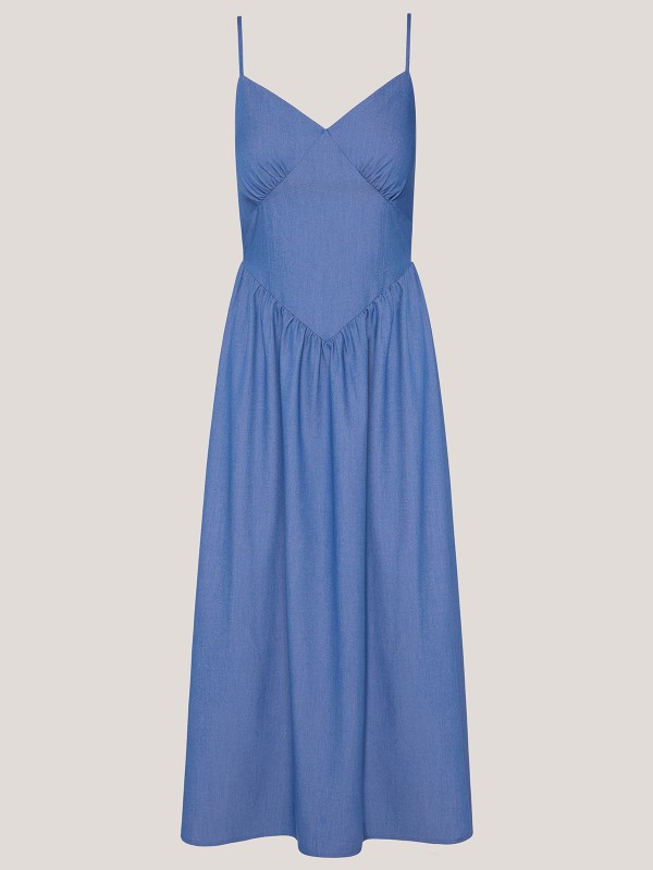 Iro Denim Long Dress