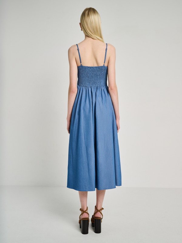 Iro Denim Long Dress